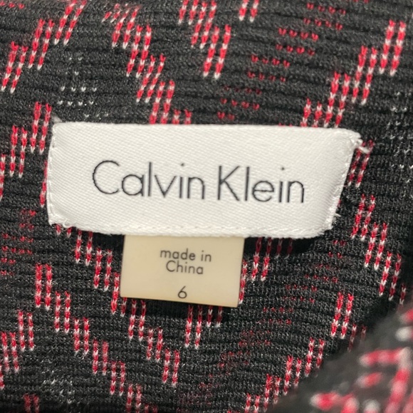 Calvin Klein Chevron Mini Dress - Picture 4 of 7